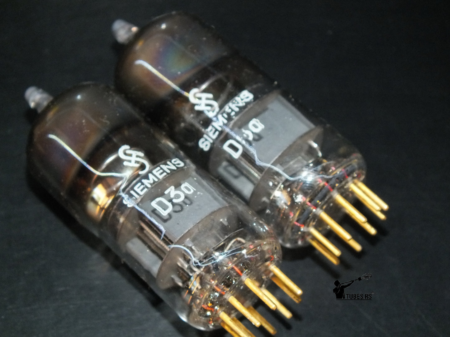 Matched Pair D3a Siemens PINCHED WAIST 7721 NOS NIB Gold pins