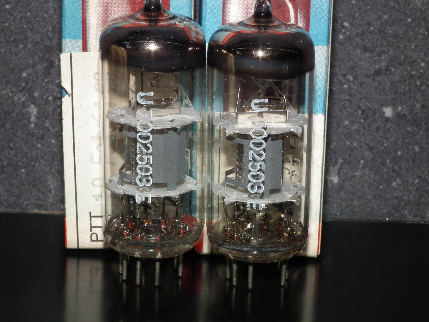 Factory Matched Pair EF802 Telefunken Diamond Bottom NOS NIB (~EF800)