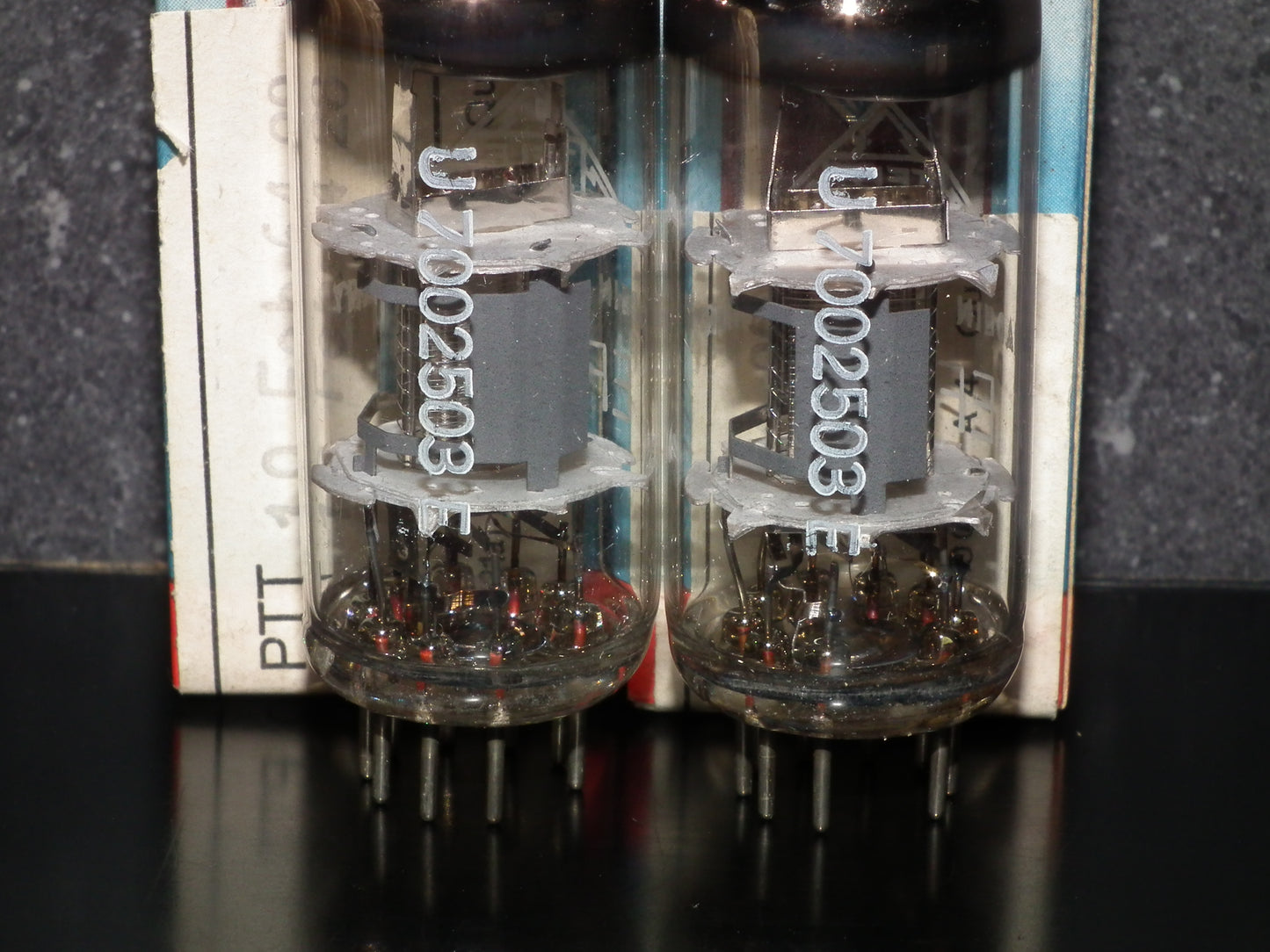 Factory Matched Pair EF802 Telefunken Diamond Bottom NOS NIB (~EF800)