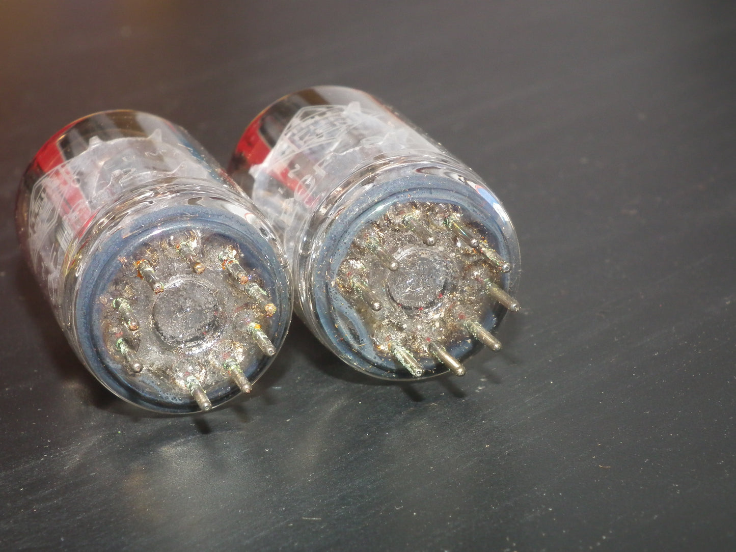 ECF802 Telefunken Platinum Matched Pair NOS NIB 6JW8 Diamond Bottom Berlin Plant