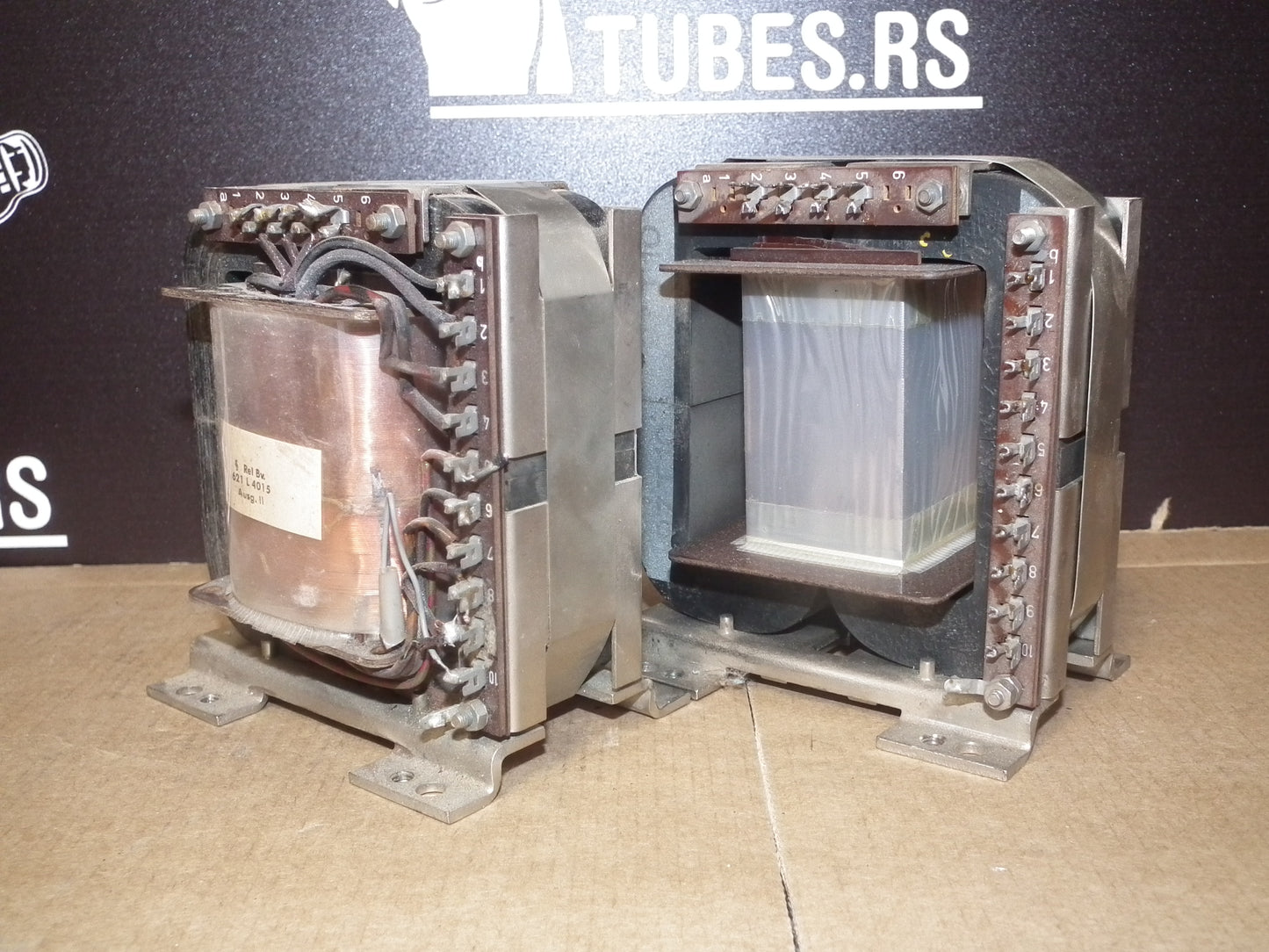 Two Siemens Klangfilm DOUBLE C-CORE Transformers Suitable for EL34 KT88 300B 211