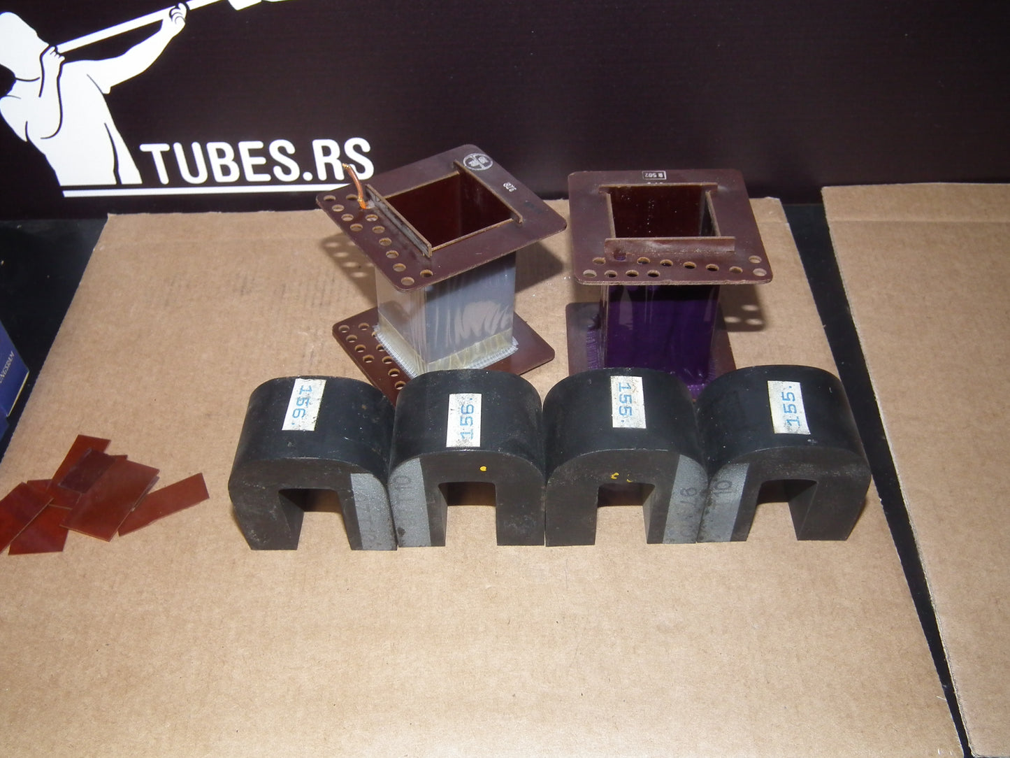Two Siemens Klangfilm DOUBLE C-CORE Transformers Suitable for EL34 KT88 300B 211