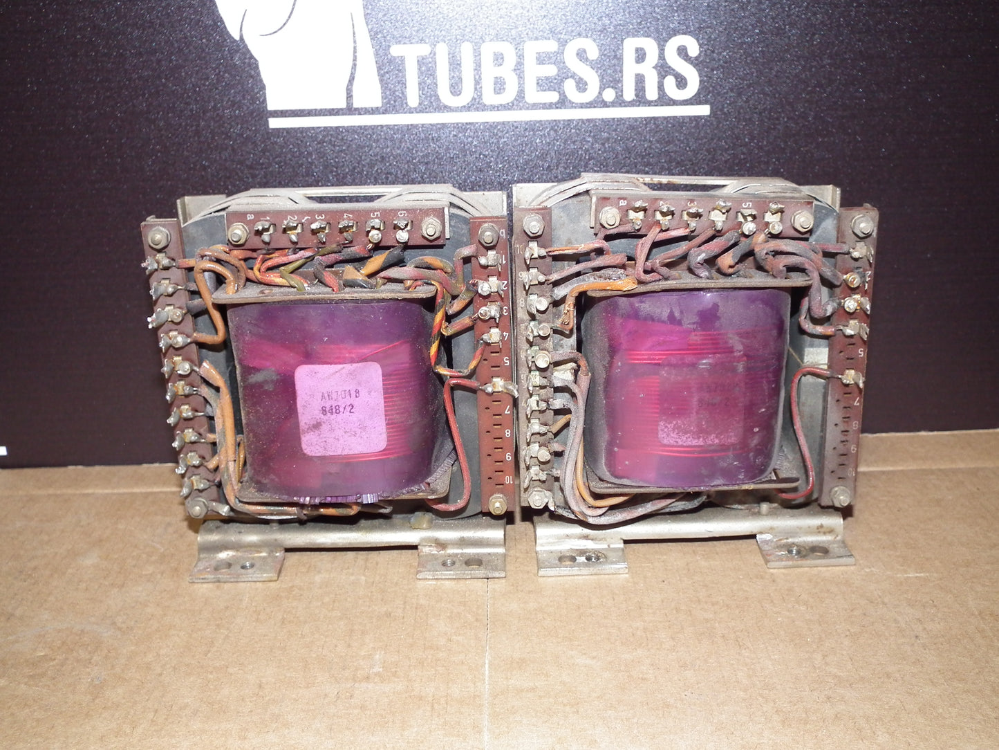Two Siemens Klangfilm DOUBLE C-CORE Transformers 2A3 EL34 300B 211 845 KT88