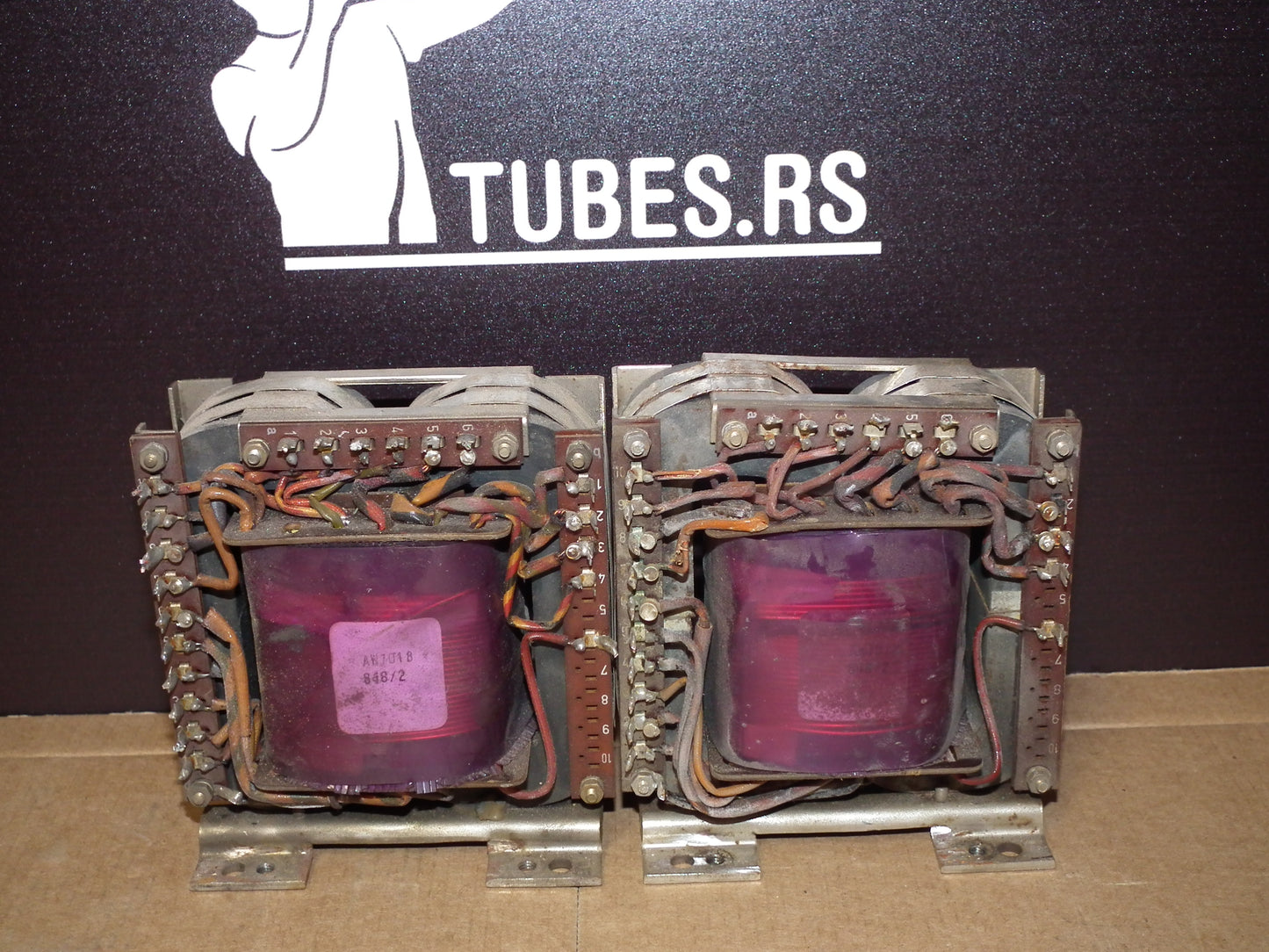 Two Siemens Klangfilm DOUBLE C-CORE Transformers 2A3 EL34 300B 211 845 KT88
