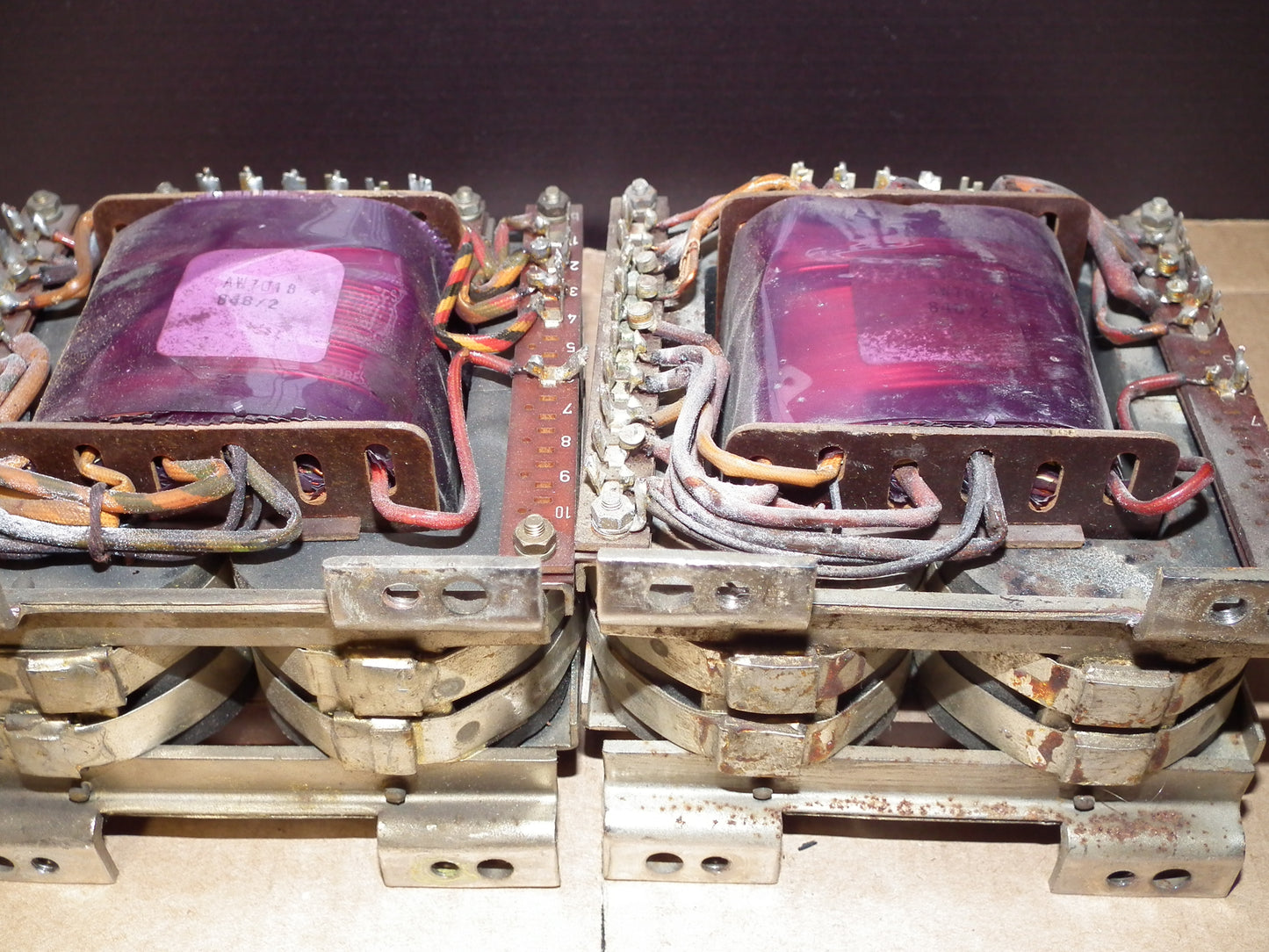 Two Siemens Klangfilm DOUBLE C-CORE Transformers 2A3 EL34 300B 211 845 KT88
