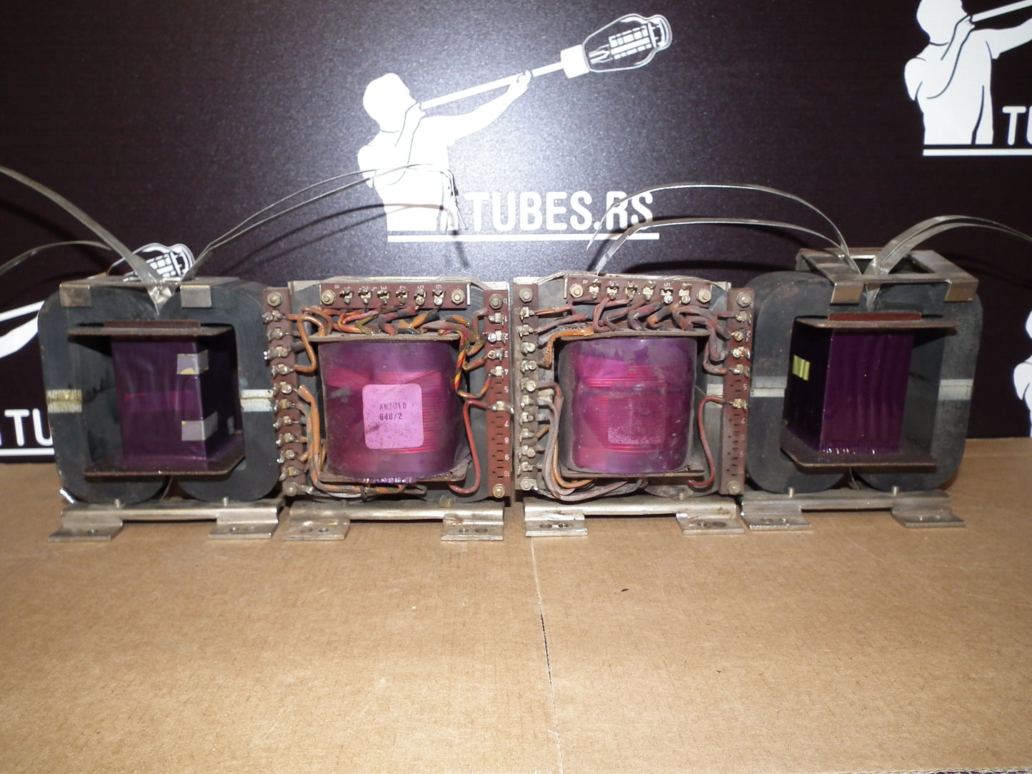 Two Siemens Klangfilm DOUBLE C-CORE Transformers 2A3 EL34 300B 211 845 KT88