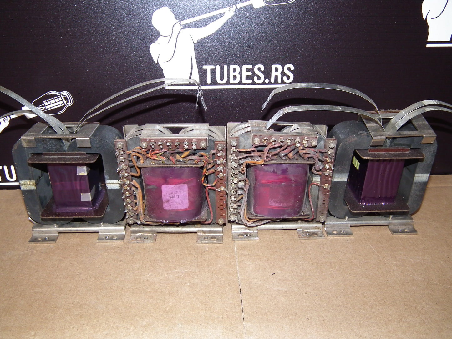 Two Siemens Klangfilm DOUBLE C-CORE Transformers 2A3 EL34 300B 211 845 KT88