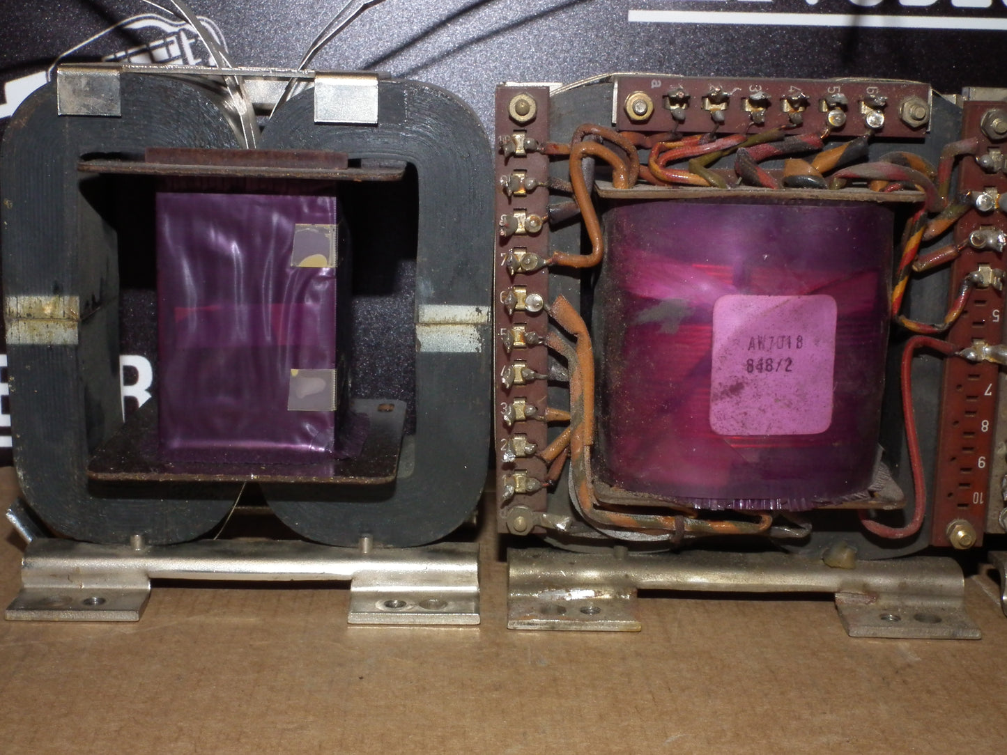 Two Siemens Klangfilm DOUBLE C-CORE Transformers 2A3 EL34 300B 211 845 KT88