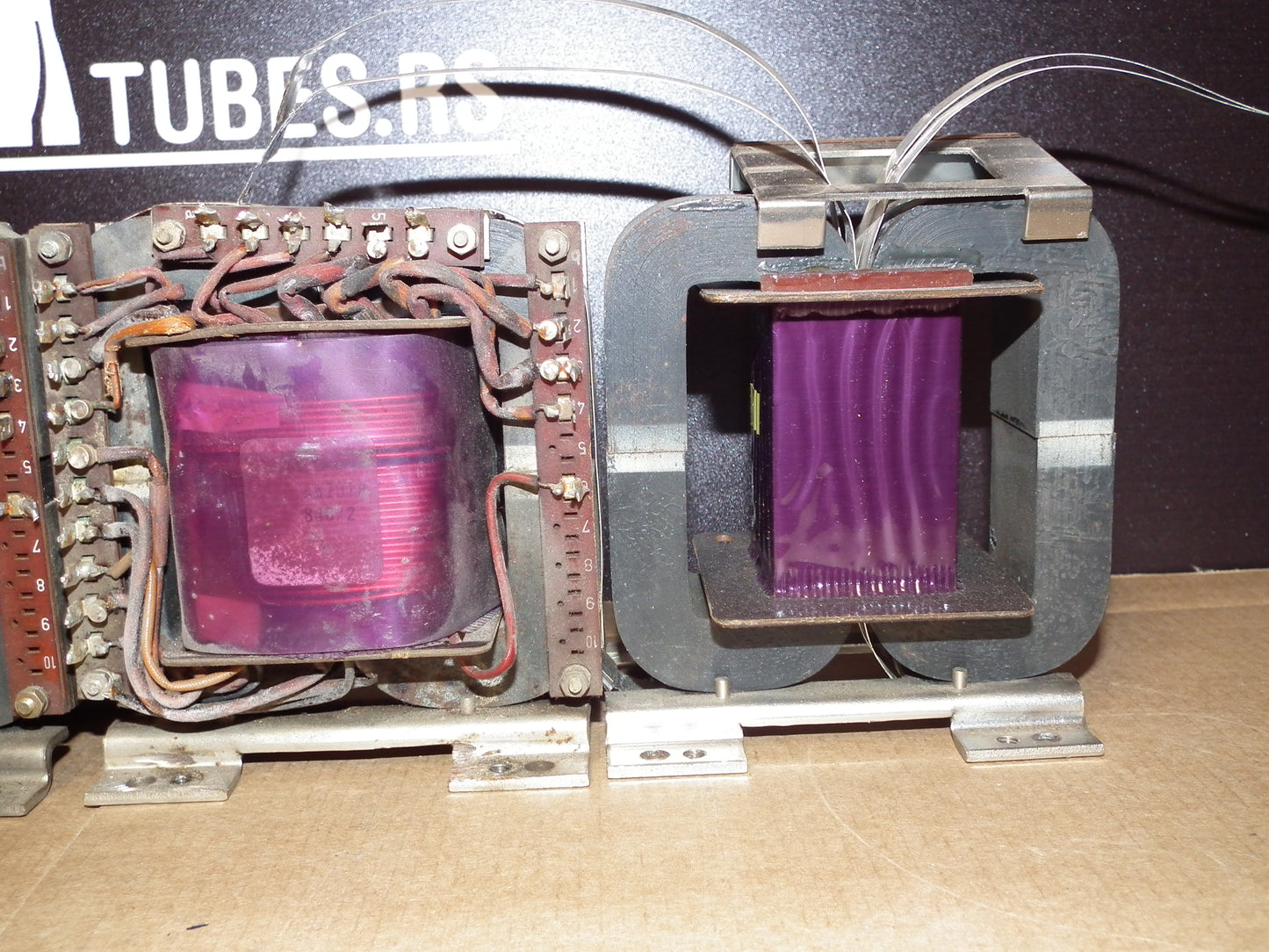 Two Siemens Klangfilm DOUBLE C-CORE Transformers 2A3 EL34 300B 211 845 KT88