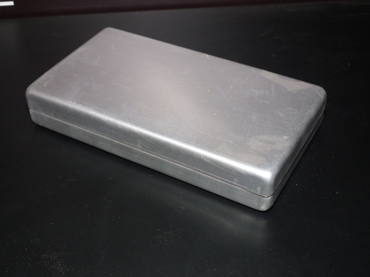Vintage NOS Aluminum Box 160 x 90 x 30 mm (cca)