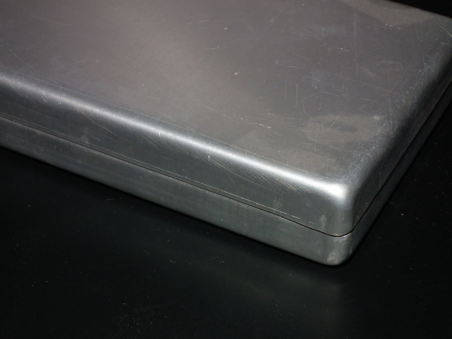 Vintage NOS Aluminum Box 160 x 90 x 30 mm (cca)