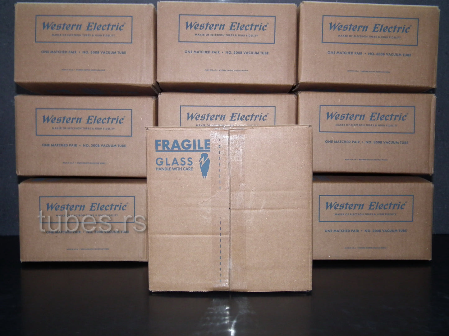 Western Electric 300B Matched Quad