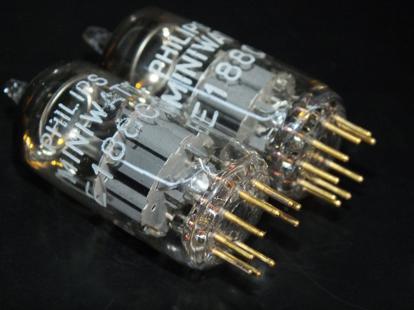 Platinum Matched Pair E188CC Philips 7308 NOS NIB 60s Two Tubes