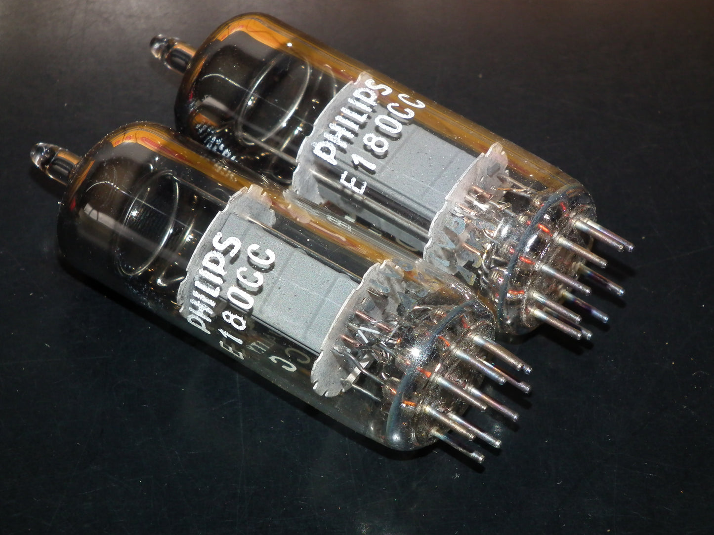 E180CC Philips 5965 7062 Platinum matched pair NOS NIB Heerlen 1963
