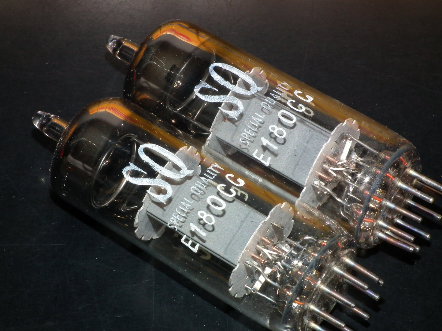 E180CC Philips 5965 7062 Platinum matched pair NOS NIB Heerlen 1963