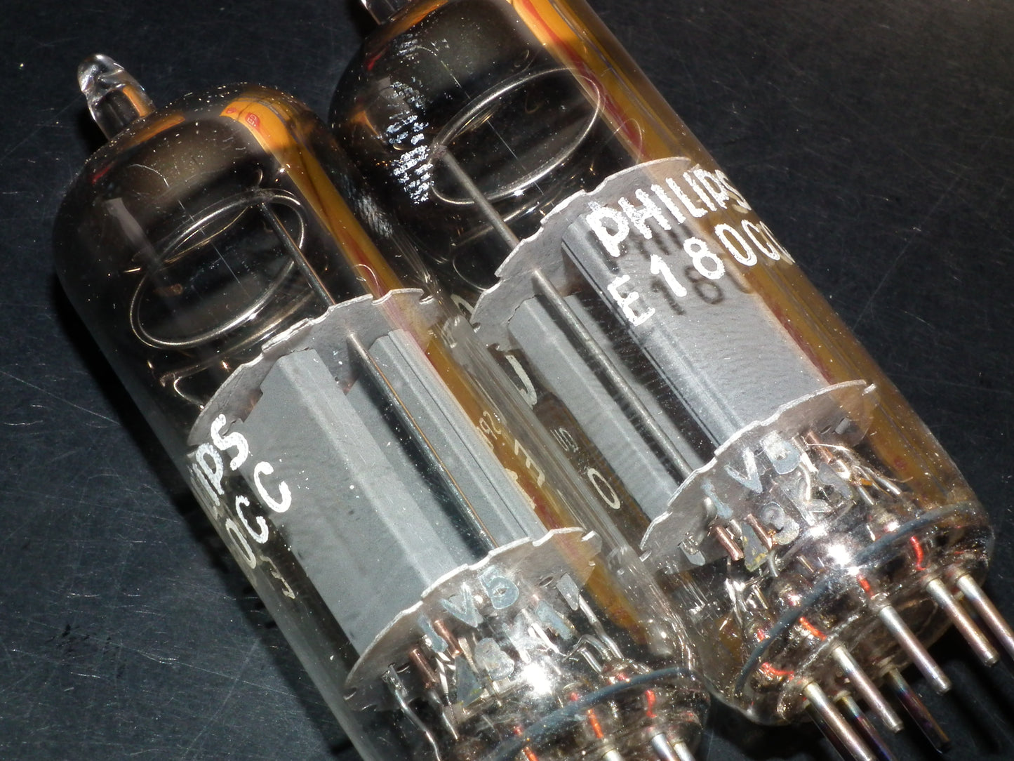 E180CC Philips 5965 7062 Platinum matched pair NOS NIB Heerlen 1963