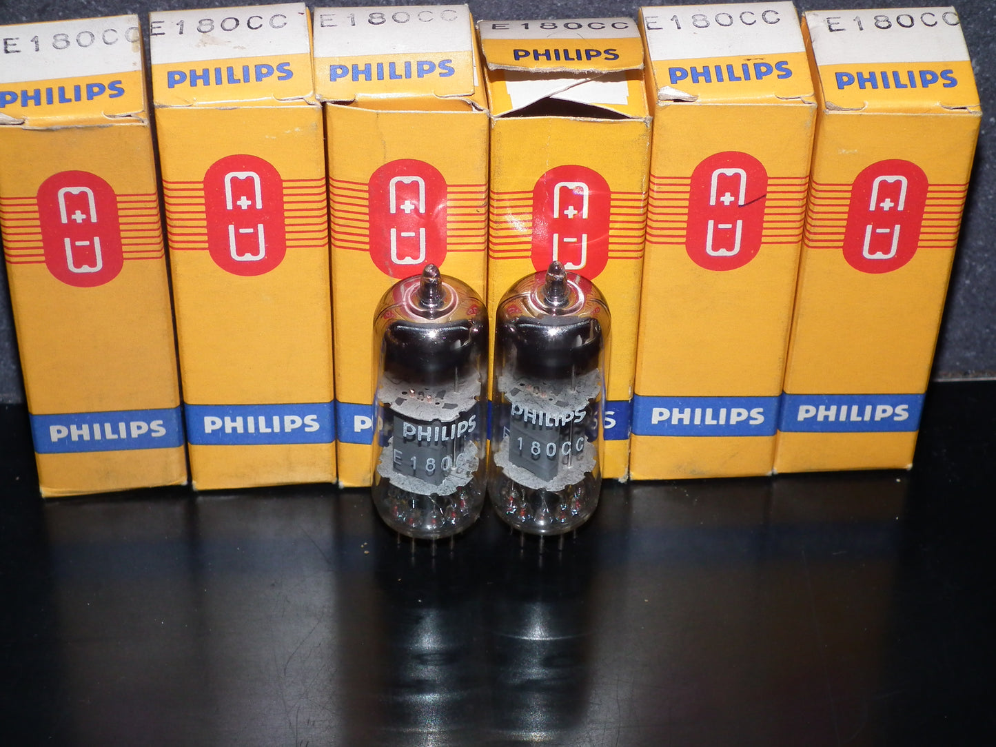 E180CC Philips 5965 7062 Platinum matched pair NOS NIB