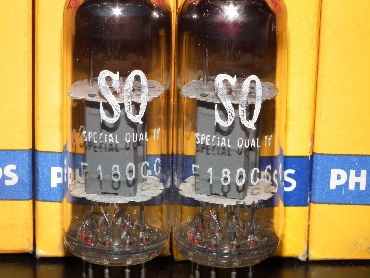 E180CC Philips 5965 7062 Platinum matched pair NOS NIB