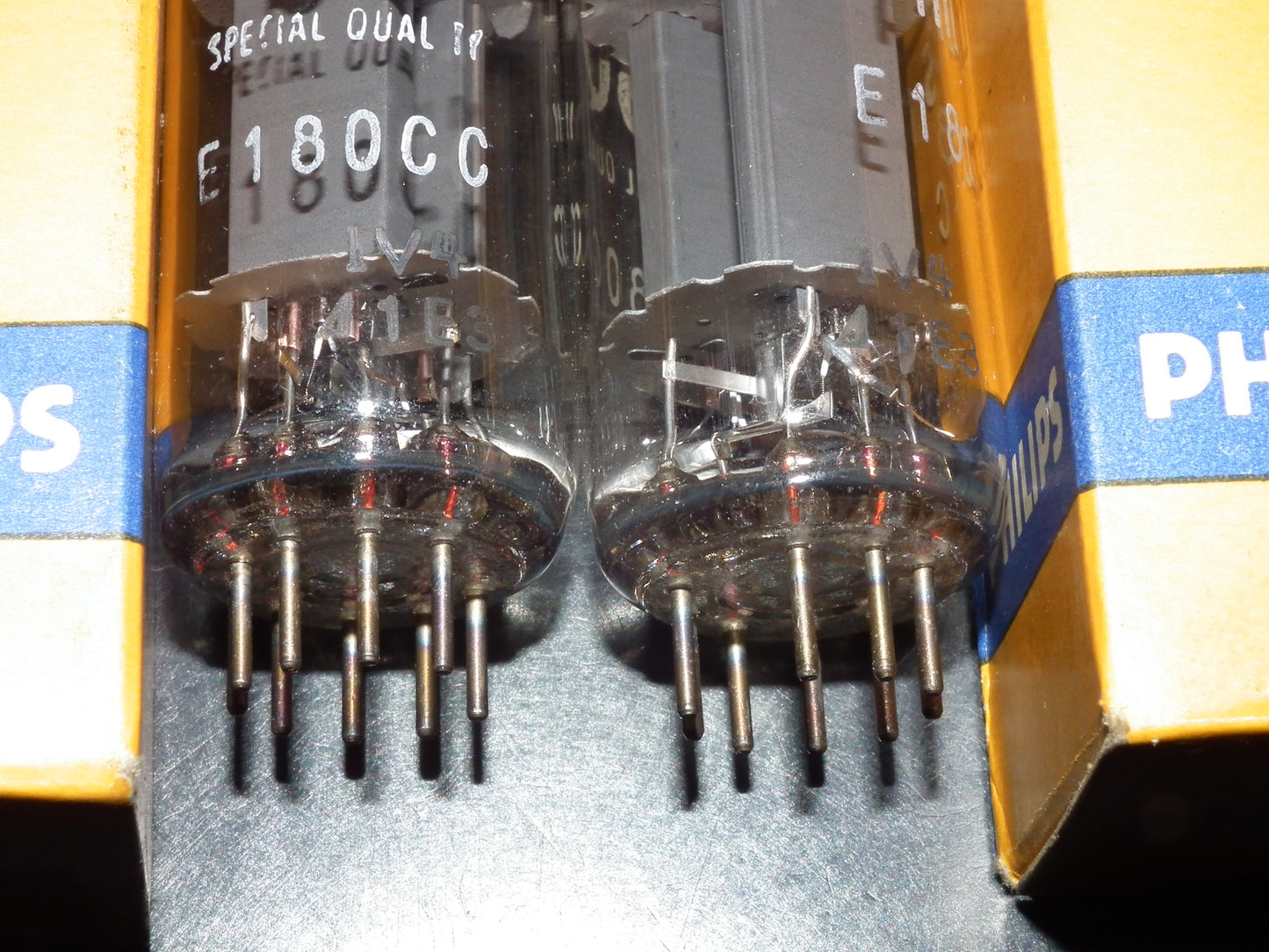E180CC Philips 5965 7062 Platinum matched pair NOS NIB