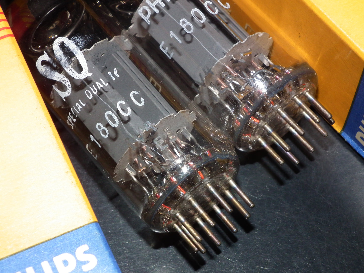 E180CC Philips 5965 7062 Platinum matched pair NOS NIB