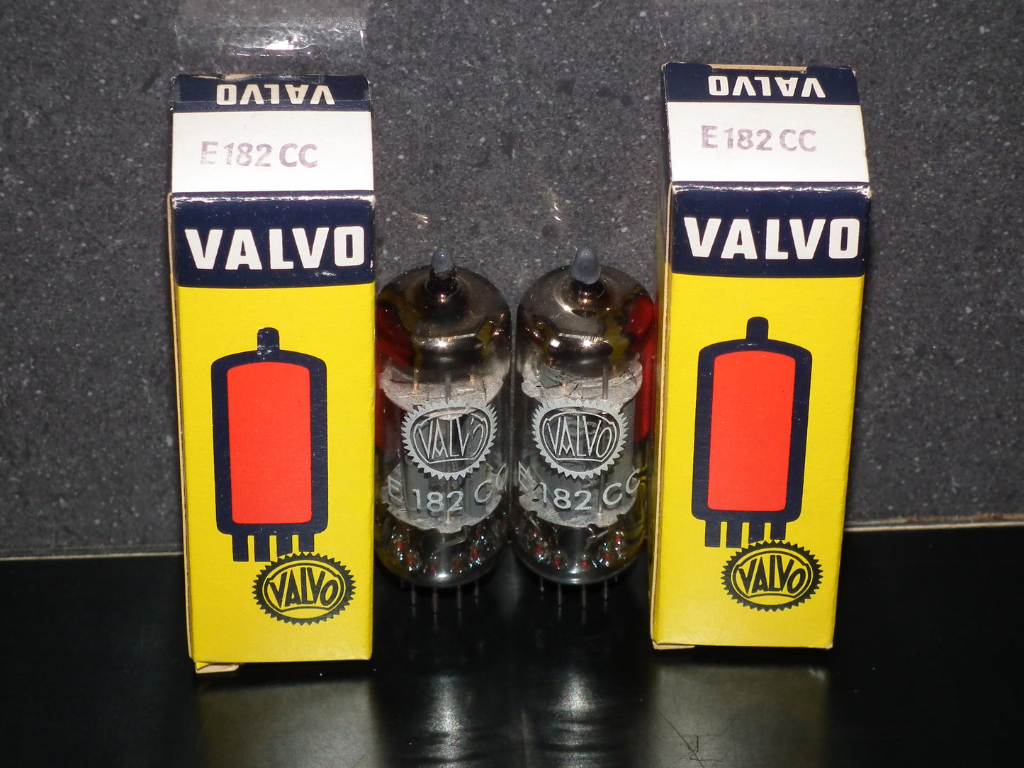 Matched pair E182CC Valvo 7119 NOS NIB