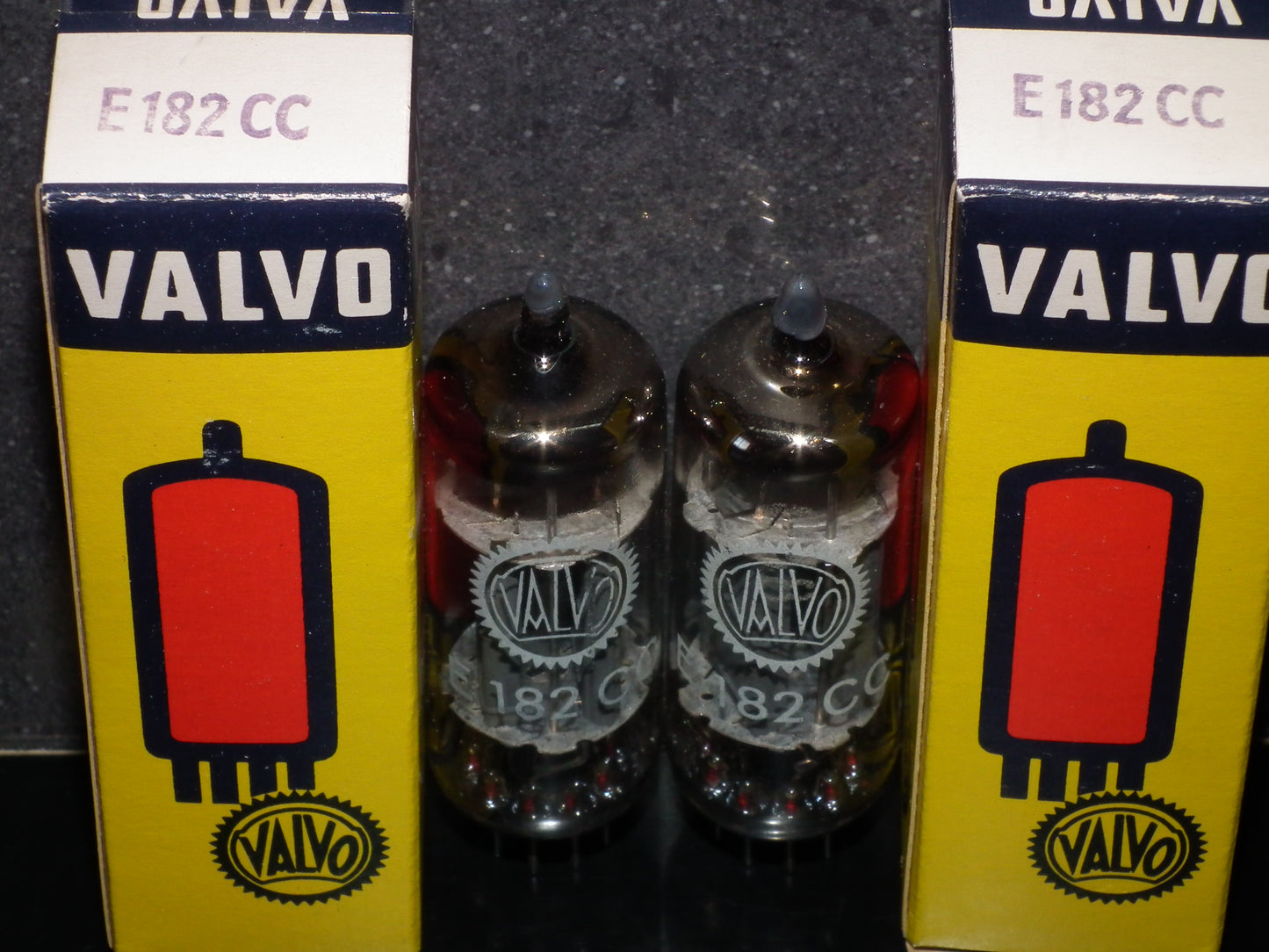 Matched pair E182CC Valvo 7119 NOS NIB