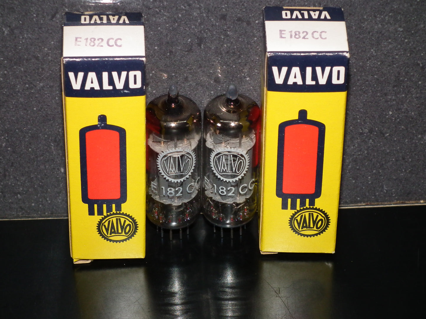 Matched pair E182CC Valvo 7119 NOS NIB