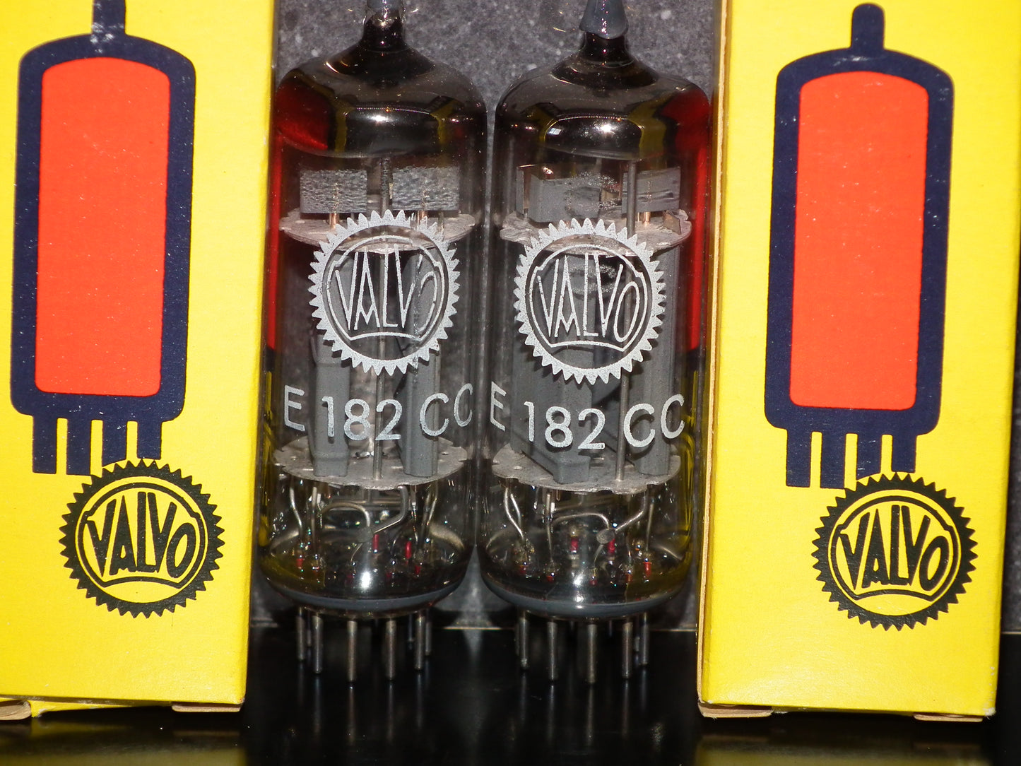 Matched pair E182CC Valvo 7119 NOS NIB