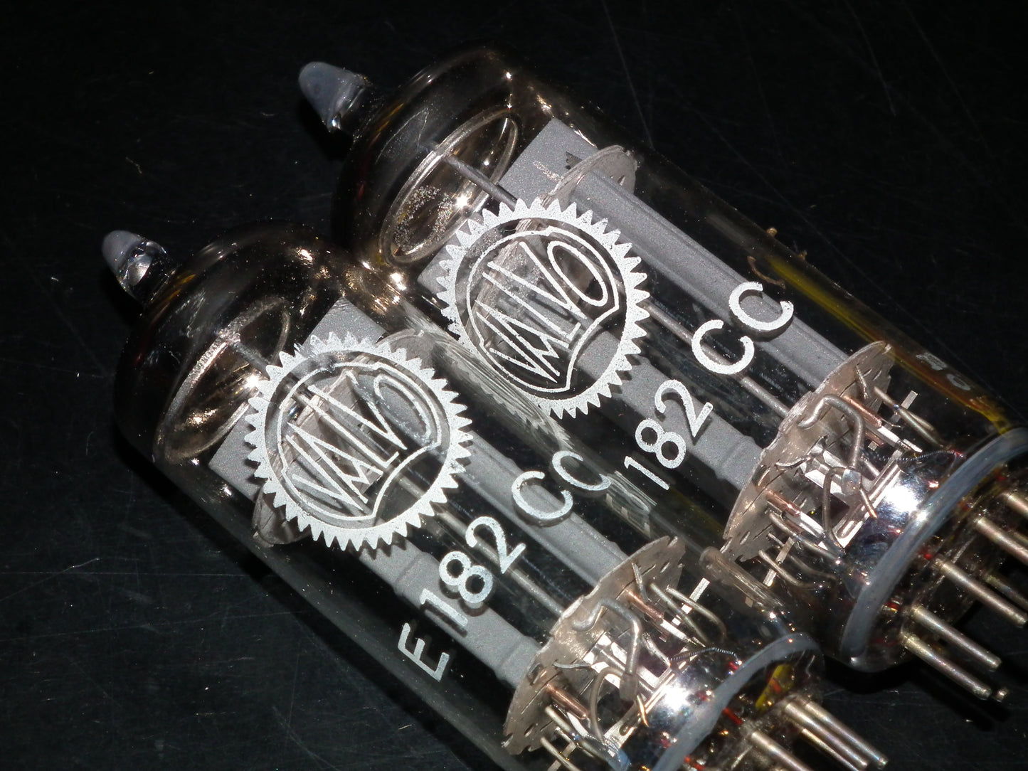 Matched pair E182CC Valvo 7119 NOS NIB