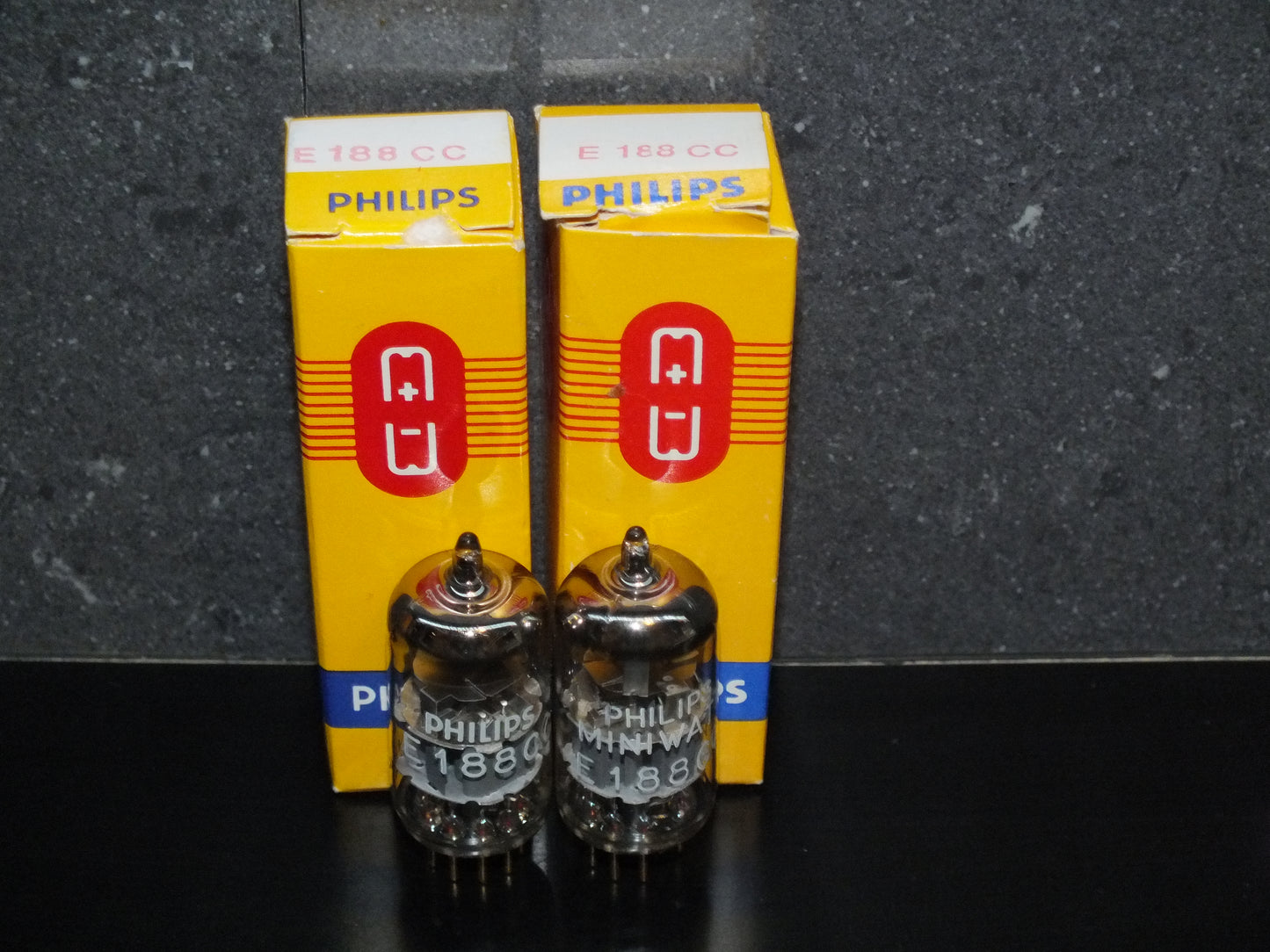 Platinum Matched Pair E188CC Philips 7308 NOS NIB 60s