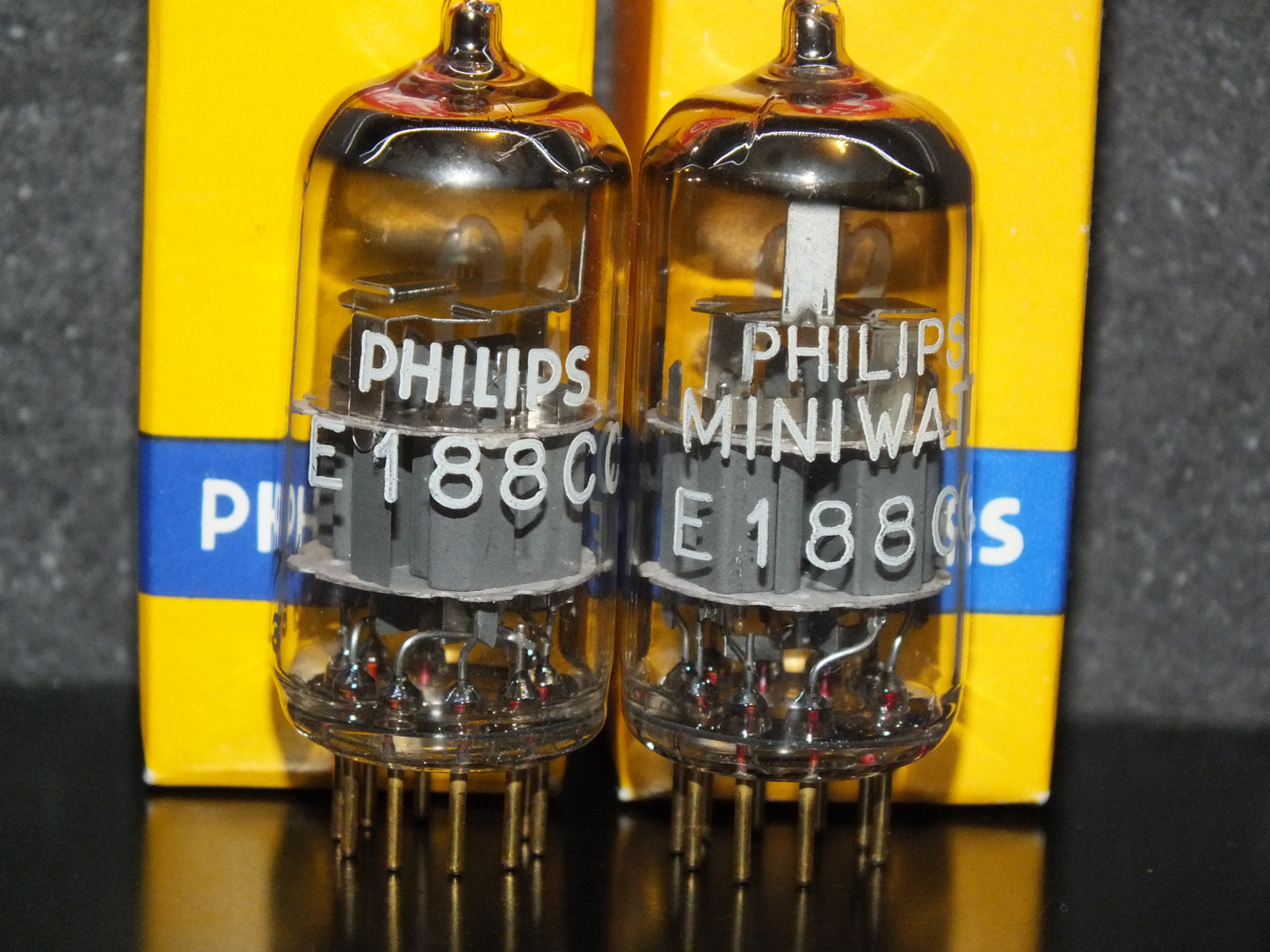Platinum Matched Pair E188CC Philips 7308 NOS NIB 60s