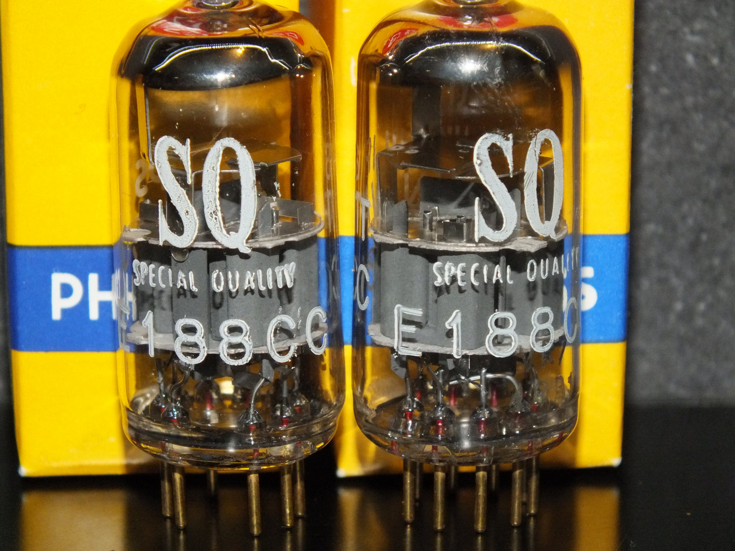 Platinum Matched Pair E188CC Philips 7308 NOS NIB 60s