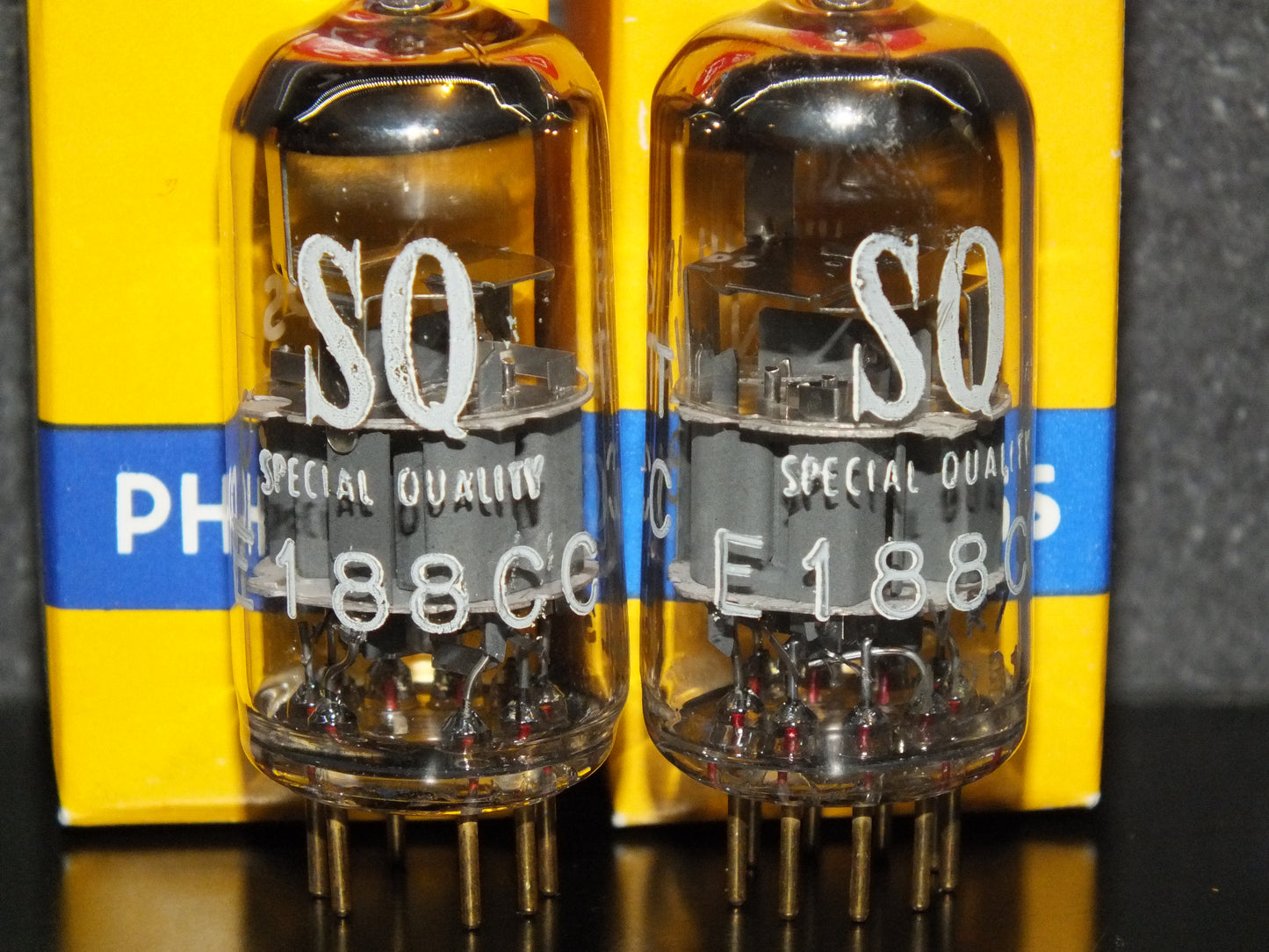 Platinum Matched Pair E188CC Philips 7308 NOS NIB 60s
