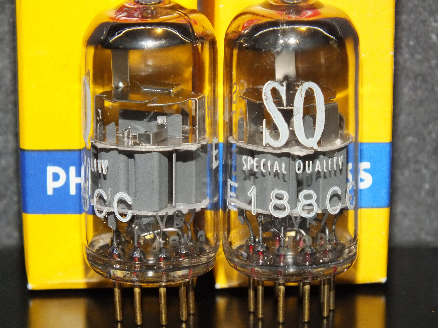Platinum Matched Pair E188CC Philips 7308 NOS NIB 60s