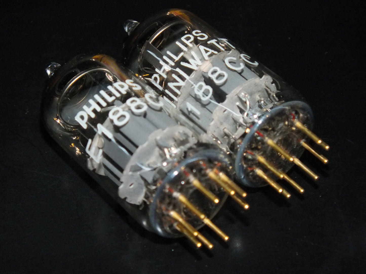 Platinum Matched Pair E188CC Philips 7308 NOS NIB 60s