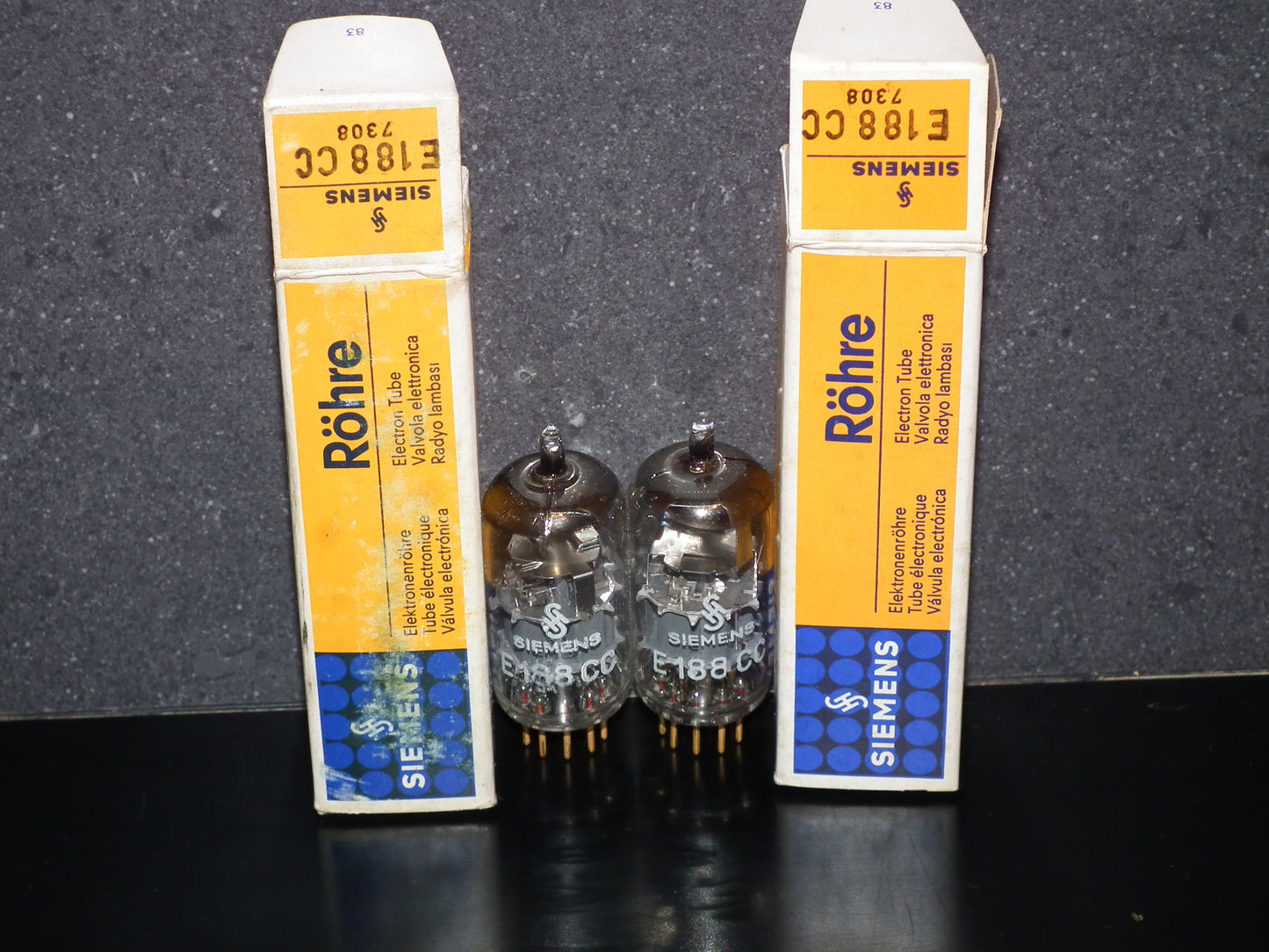 E188CC Siemens 7308 Matched Pair NOS NIB Munich 1967