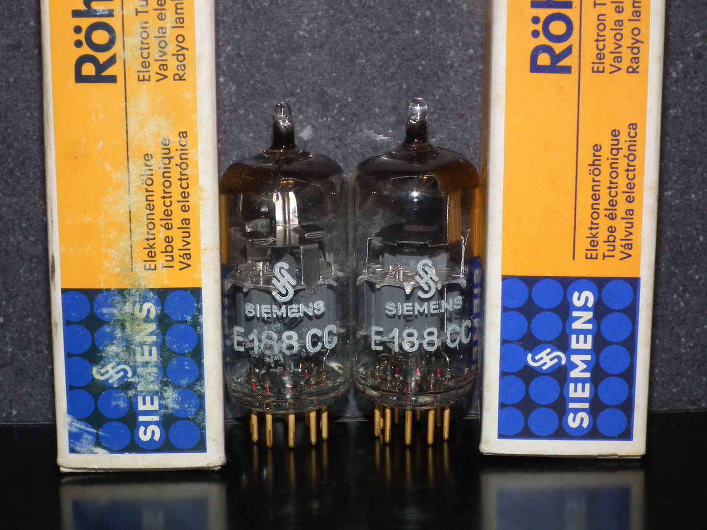 E188CC Siemens 7308 Matched Pair NOS NIB Munich 1967