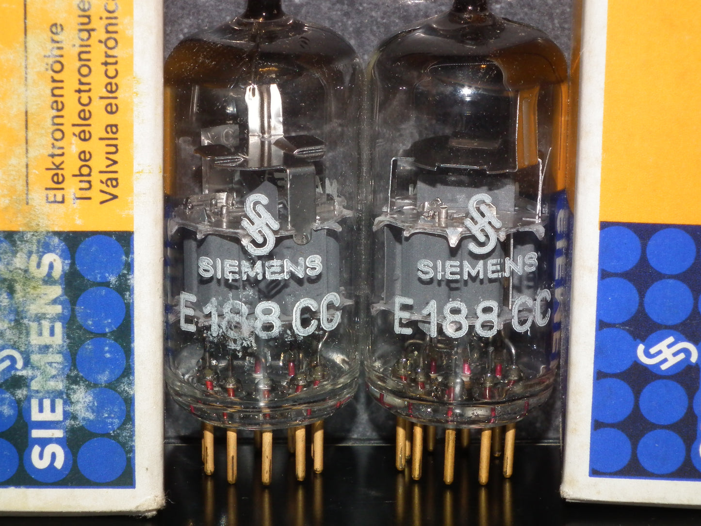 E188CC Siemens 7308 Matched Pair NOS NIB Munich 1967