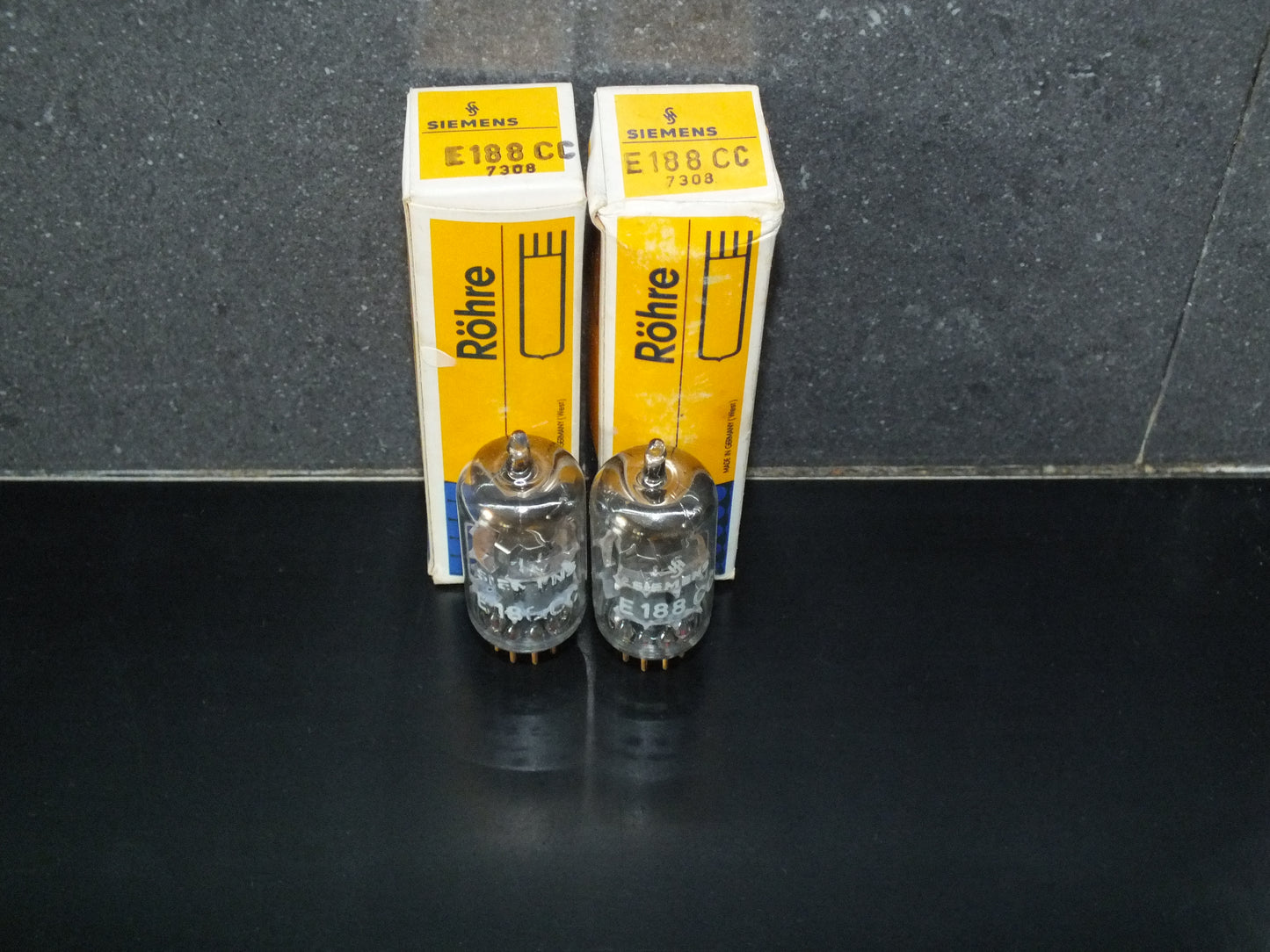 E188CC Siemens 7308 Matched Pair NOS NIB Munich 60s