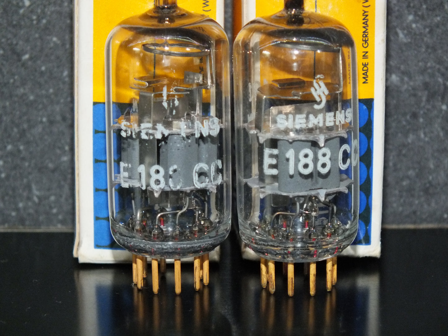 E188CC Siemens 7308 Matched Pair NOS NIB Munich 60s