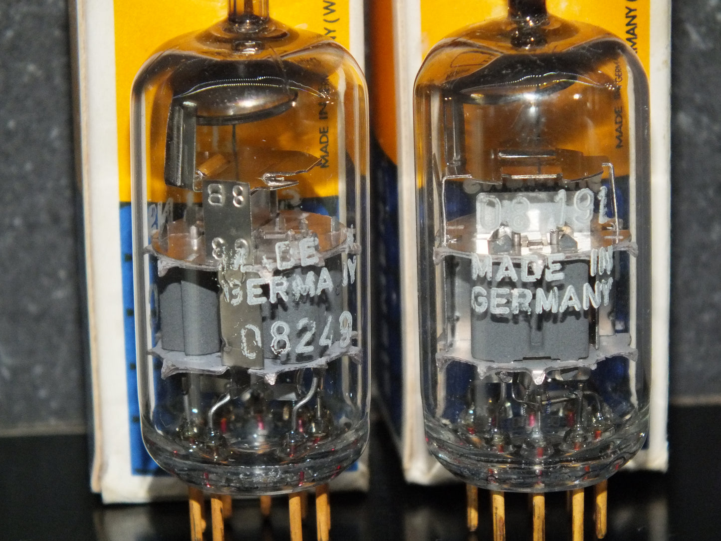 E188CC Siemens 7308 Matched Pair NOS NIB Munich 60s