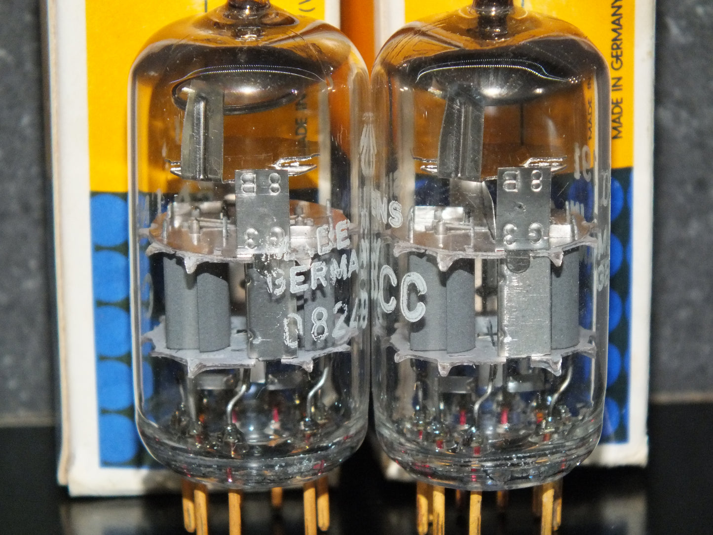 E188CC Siemens 7308 Matched Pair NOS NIB Munich 60s