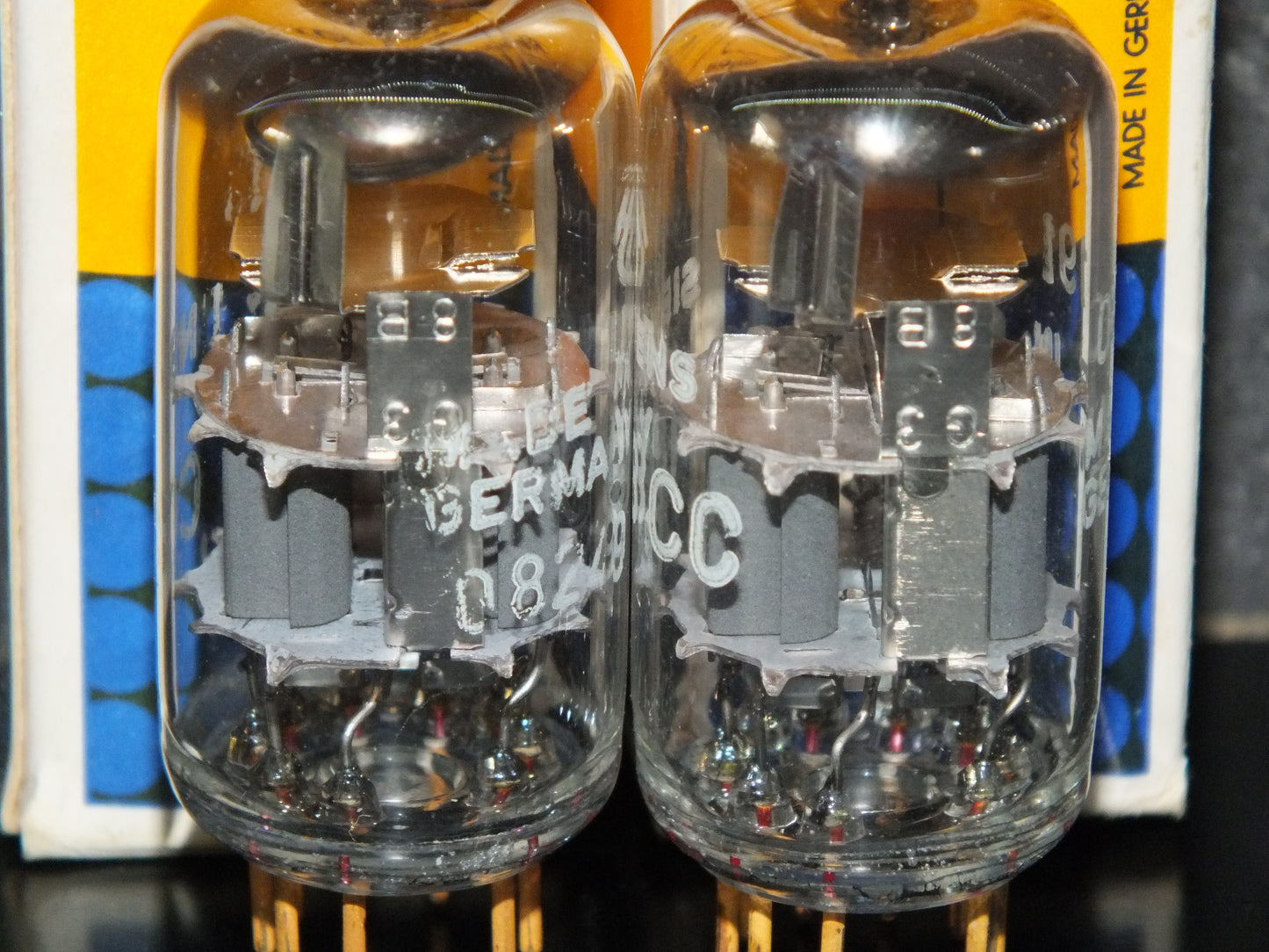 E188CC Siemens 7308 Matched Pair NOS NIB Munich 60s