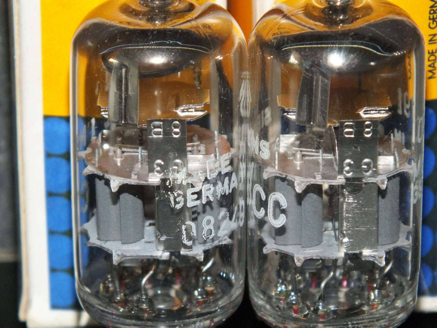E188CC Siemens 7308 Matched Pair NOS NIB Munich 60s
