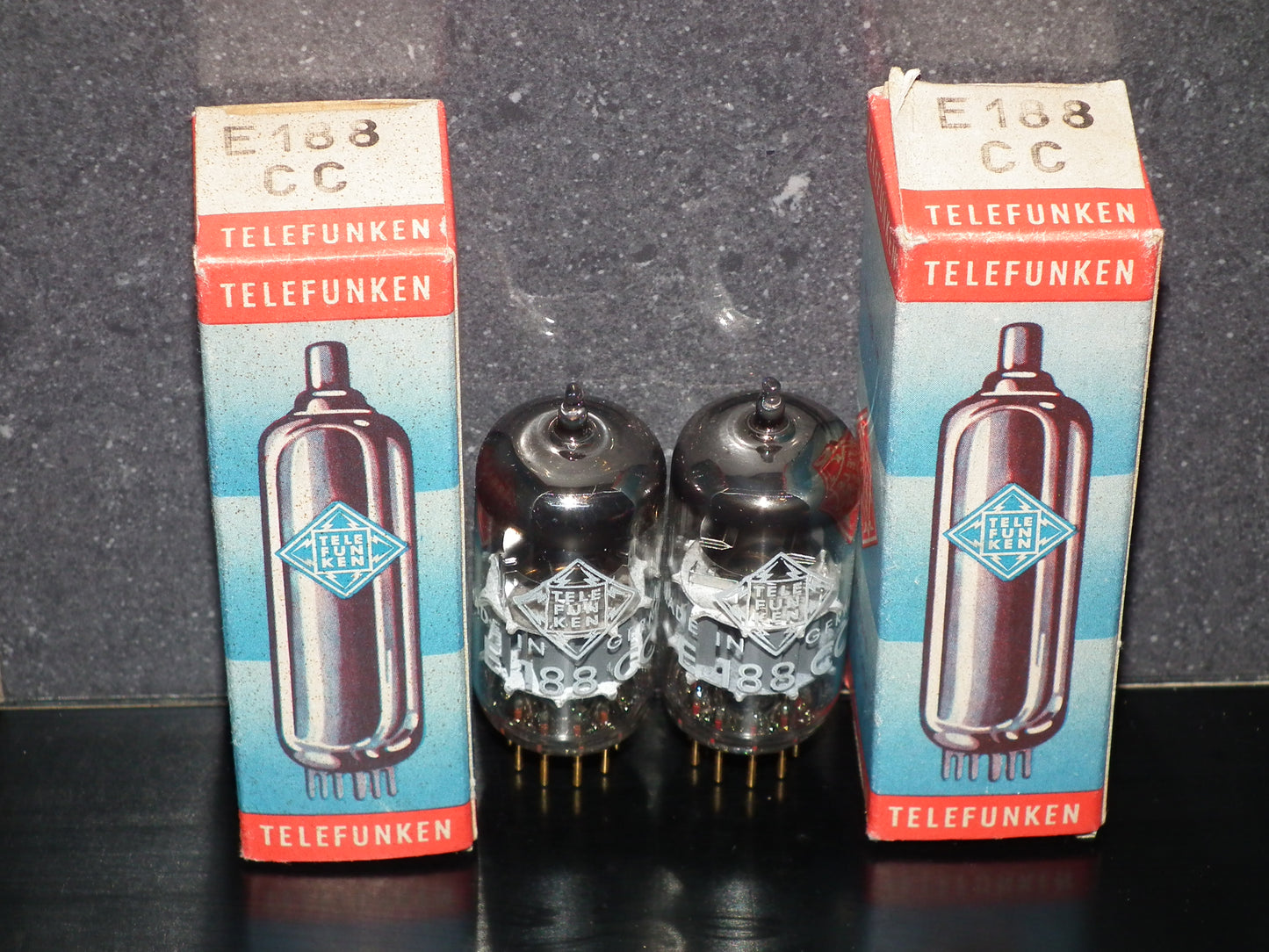 Platinum Matched Pair E188CC Telefunken 7308 DB The Same Codes NOS NIB