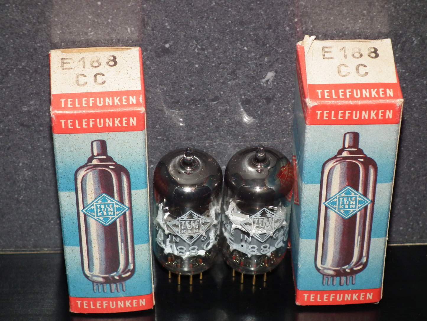 Platinum Matched Pair E188CC Telefunken 7308 DB The Same Codes NOS NIB