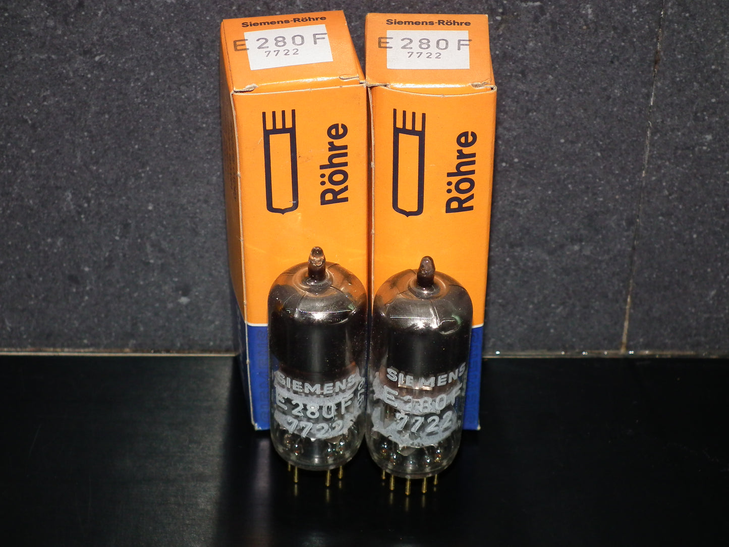 Matched Pair E280F Siemens 7722 NOS NIB Gold pins