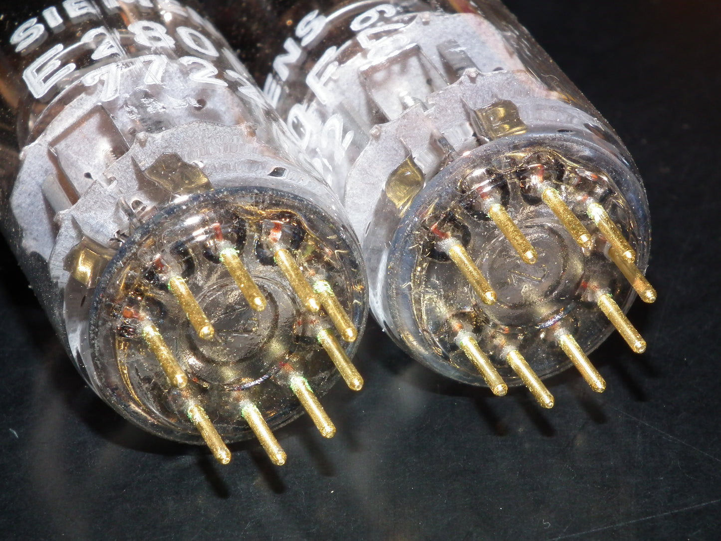 Matched Pair E280F Siemens 7722 NOS NIB Gold pins