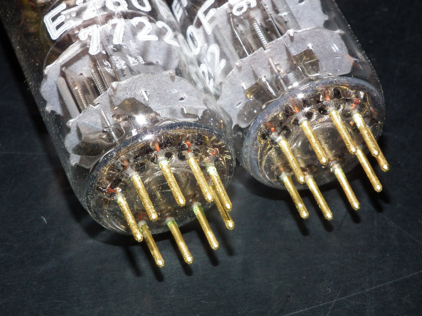 Matched Pair E280F Siemens 7722 NOS NIB Gold pins