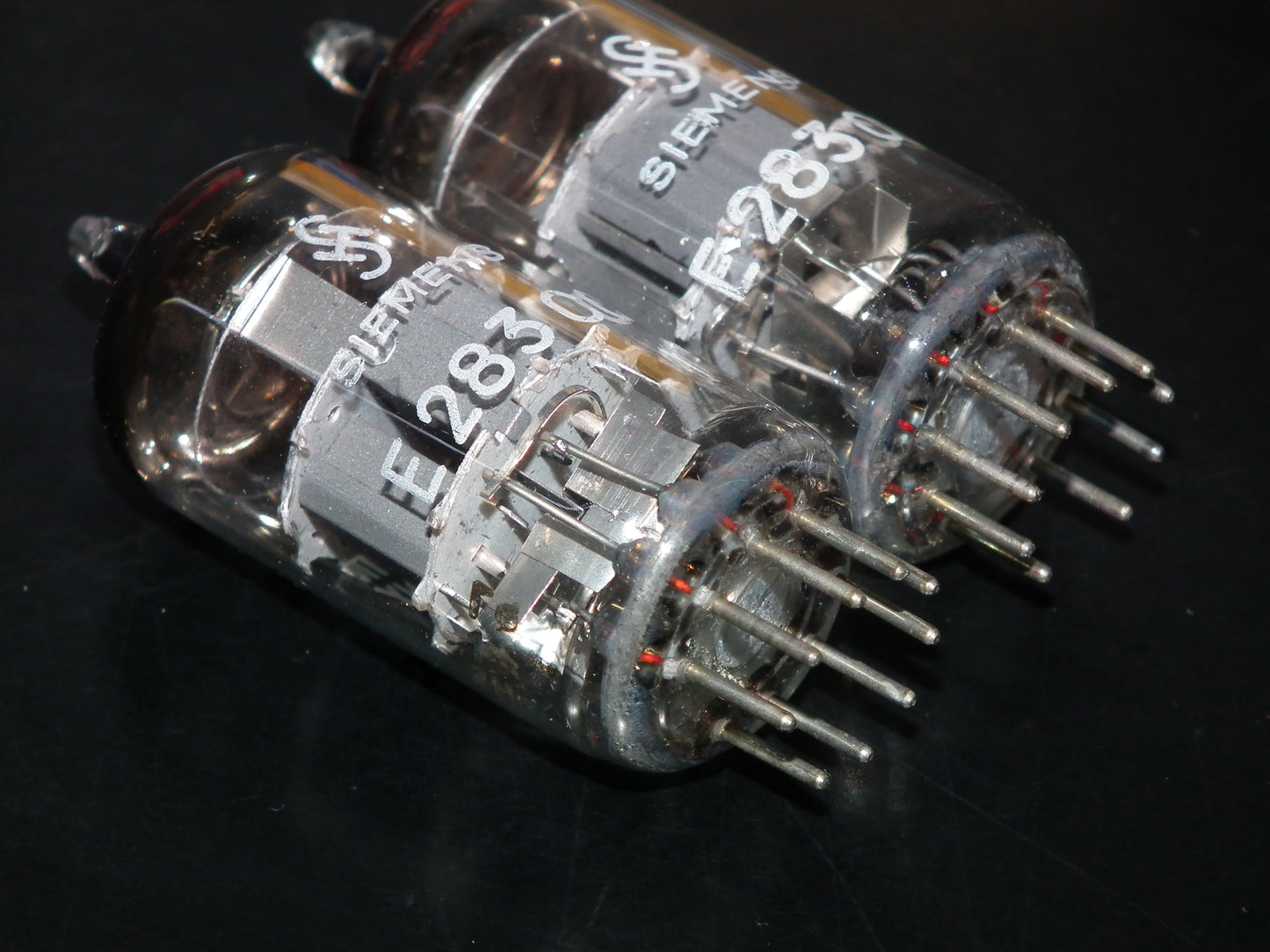 E283CC Siemens Platinum Matched Pair NOS, balanced, tested low noise 60s